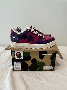Bathing Ape Unisex Bapesta sneaker size 6 men’s/women’s 7.5